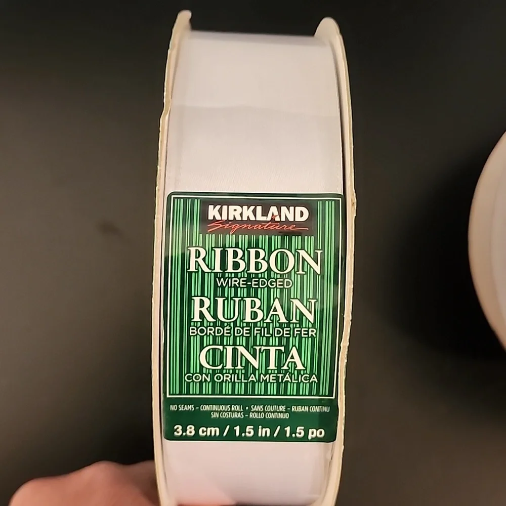 3 Rolls Spring Kirkland Wire-edged Ribbon 1-1/2
